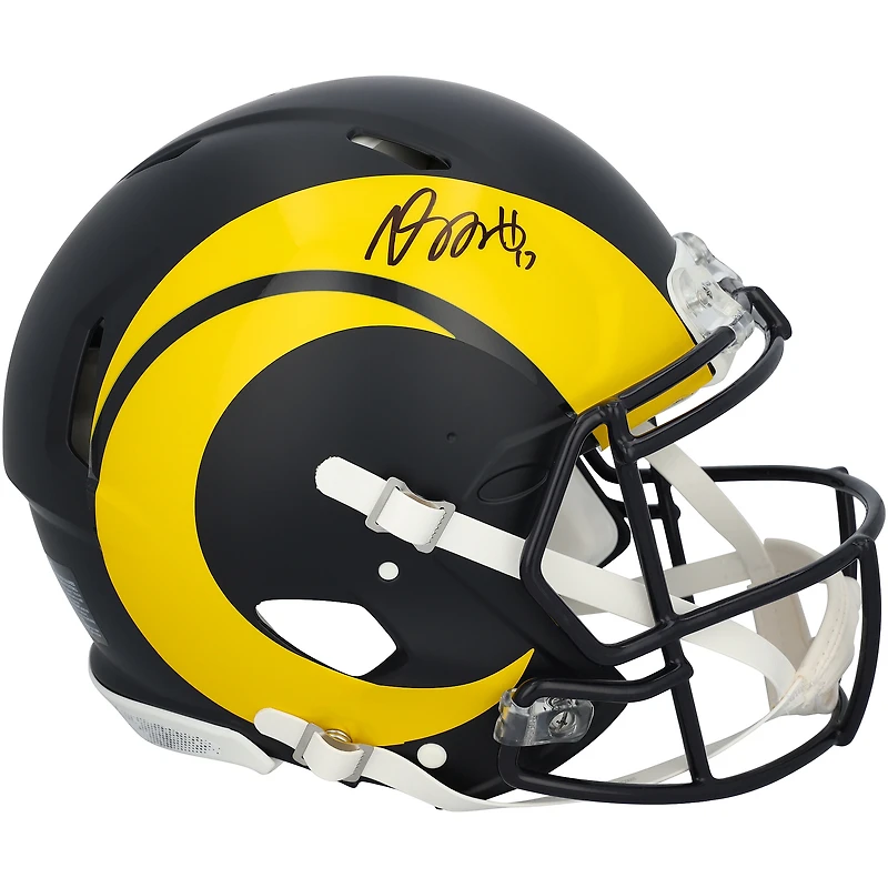 Davante Adams Los Angeles Rams Autographed Riddell Rivalry Speed Authentic Helmet