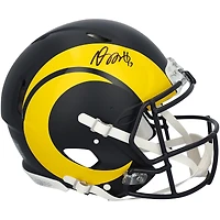 Davante Adams Los Angeles Rams Autographed Riddell Rivalry Speed Authentic Helmet