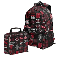 Outerstuff Chicago Bulls Backpack and Lunchbox Set