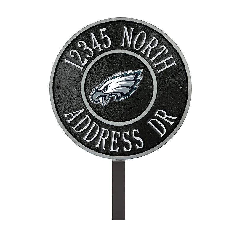 Philadelphia Eagles 9" Round Personalized Logo Address Plaque Sign