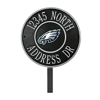 Philadelphia Eagles 9" Round Personalized Logo Address Plaque Sign