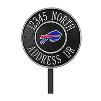 Buffalo Bills 9" Round Personalized Logo Address Plaque Sign