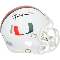 Frank Gore Miami Hurricanes Autographed Riddell Speed Mini Helmet