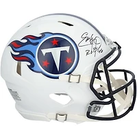 Eddie George Tennessee Titans Autographed Riddell 1999-2017 Throwback Speed Authentic Helmet with "ROY 96" Inscription