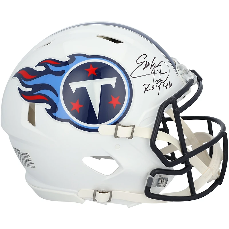 Eddie George Tennessee Titans Autographed Riddell 1999-2017 Throwback Speed Authentic Helmet with "ROY 96" Inscription
