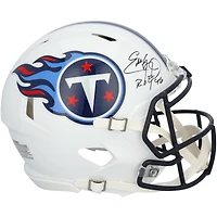 Eddie George Tennessee Titans Autographed Riddell 1999-2017 Throwback Speed Authentic Helmet with "ROY 96" Inscription