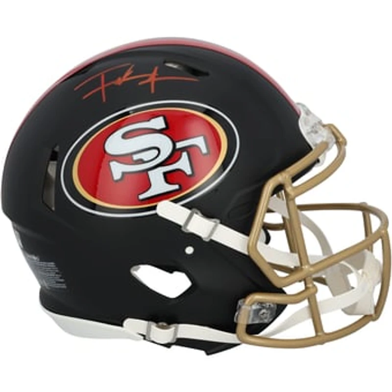 Frank Gore San Francisco 49ers Autographed Riddell Rivalry Speed Authentic Helmet