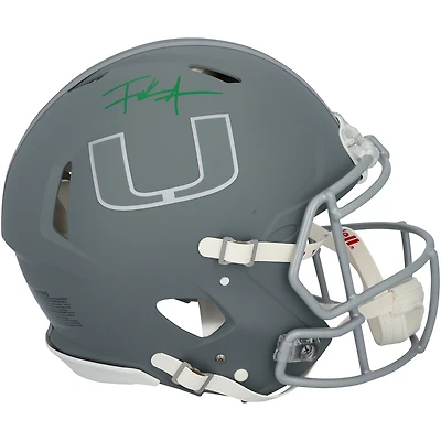 Frank Gore Miami Hurricanes Autographed Riddell Slate Speed Authentic Helmet