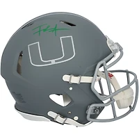 Frank Gore Miami Hurricanes Autographed Riddell Slate Speed Authentic Helmet