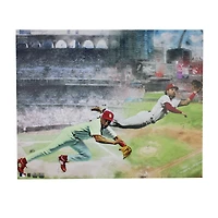 Ozzie Smith & Masyn Winn St. Louis Cardinals Diving Play Canvas