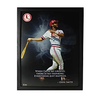 Ozzie Smith St. Louis Cardinals Framed Quote Photograph