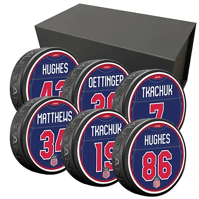 USA Hockey 2026 Winter Olympics Player Six-Puck Pack