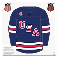 USA Hockey 2026 Winter Olympics 28" Home Jersey Wall Decal