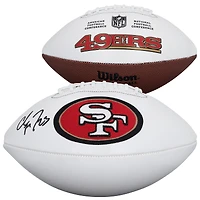 Christian McCaffrey San Francisco 49ers Autographed Wilson White Panel Football