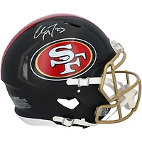 Christian McCaffrey San Francisco 49ers Autographed Riddell Rivalry Speed Authentic Helmet