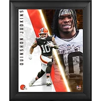 Quinshon Judkins Cleveland Browns Framed 13" x 16" Radiance Collage