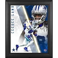 CeeDee Lamb Dallas Cowboys Framed 13" x 16" Radiance Collage