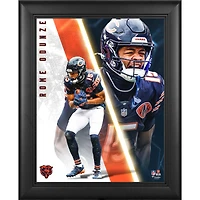 Rome Odunze Chicago Bears Framed 13" x 16" Radiance Collage