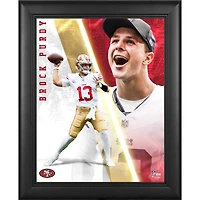 Brock Purdy San Francisco 49ers Framed 13" x 16" Radiance Collage