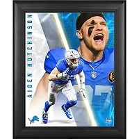 Aidan Hutchinson Detroit Lions Framed 13" x 16" Radiance Collage
