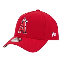 Youth New Era Red Los Angeles Angels 9FORTY A-Frame Adjustable Hat