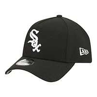 Youth New Era Black Chicago White Sox 9FORTY A-Frame Adjustable Hat