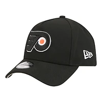 Youth New Era Black Philadelphia Flyers 9FORTY A-Frame Adjustable Hat