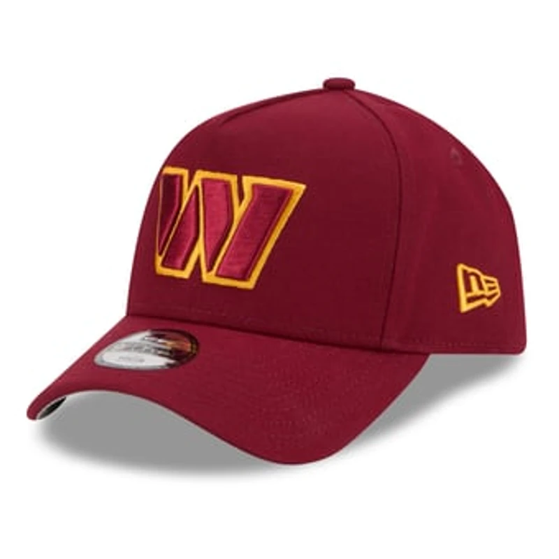 Youth New Era  Burgundy Washington Commanders 9FORTY A-Frame Adjustable Hat
