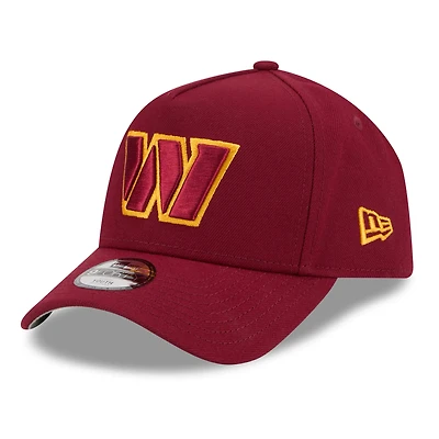 Youth New Era Burgundy Washington Commanders 9FORTY A-Frame Adjustable Hat