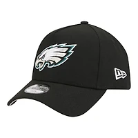 Youth New Era  Black Philadelphia Eagles 9FORTY A-Frame Adjustable Hat