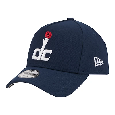 Youth New Era  Blue Washington Wizards 9FORTY A-Frame Adjustable Hat