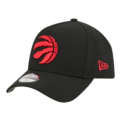 Youth New Era  Black Toronto Raptors 9FORTY A-Frame Adjustable Hat