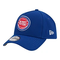 Youth New Era  Blue Detroit Pistons 9FORTY A-Frame Adjustable Hat