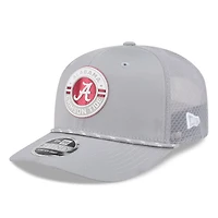 Men's New Era  Gray Alabama Crimson Tide Rope 9SEVENTY Adjustable Hat