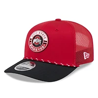 Men's New Era  Scarlet Ohio State Buckeyes Rope 9SEVENTY Adjustable Hat
