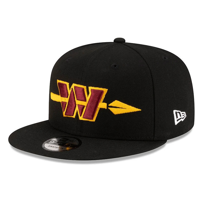 Men's New Era Black Washington Commanders Alternate 9FIFTY Snapback Hat