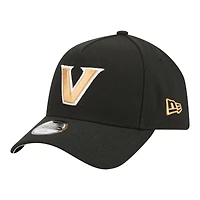 Youth New Era Black Vanderbilt Commodores 9FORTY A-Frame Adjustable Hat
