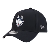 Youth New Era Navy UConn Huskies 9FORTY A-Frame Adjustable Hat