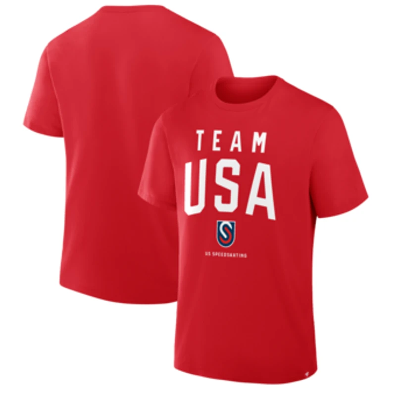 Men's Red Team USA Prime Speedskating Legacy T-Shirt