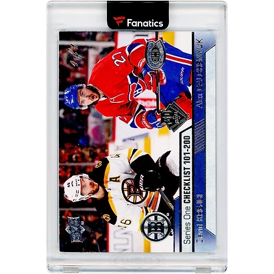 David Krejci & Alex Galchenyuk 2016-17 Upper Deck Series 1 Hockey #200 #1/1 Card