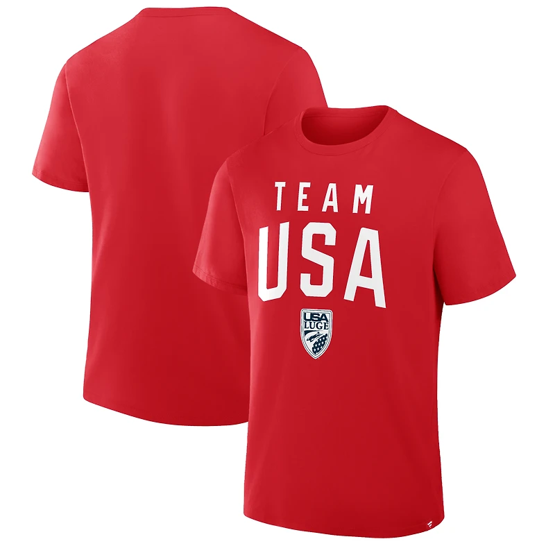 Men's Red Team USA Prime Luge Legacy T-Shirt