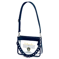WEAR by Erin Andrews  Milwaukee Brewers Plastic Chain Mini Crossbody Bag