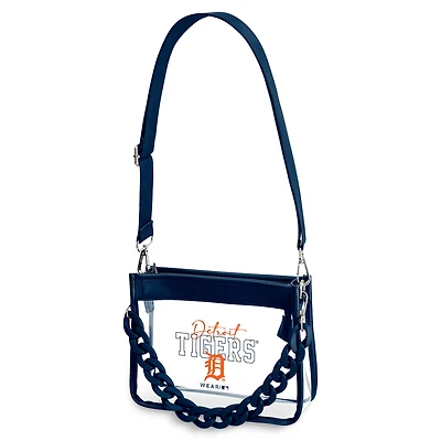 WEAR by Erin Andrews  Detroit Tigers Plastic Chain Mini Crossbody Bag