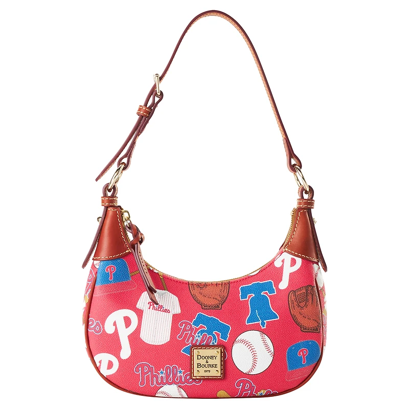 Dooney & Bourke  Philadelphia Phillies Luca Leather Hobo Purse