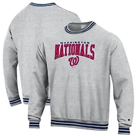 Men's Champion Navy Washington Nationals Reverse Weave Sweatshirt