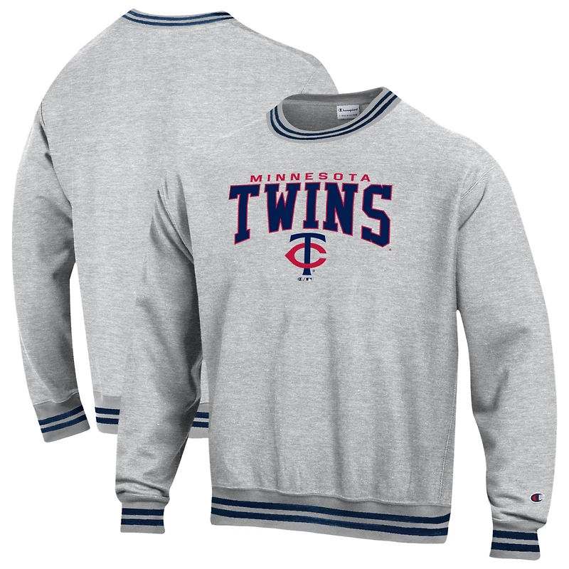 Men's Champion Navy Minnesota Twins Reverse Weave Sweatshirt