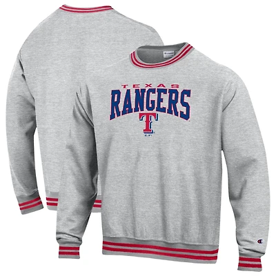 Men's Champion Red Texas Rangers Reverse Weave Sweatshirt