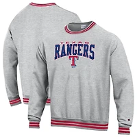 Men's Champion Red Texas Rangers Reverse Weave Sweatshirt