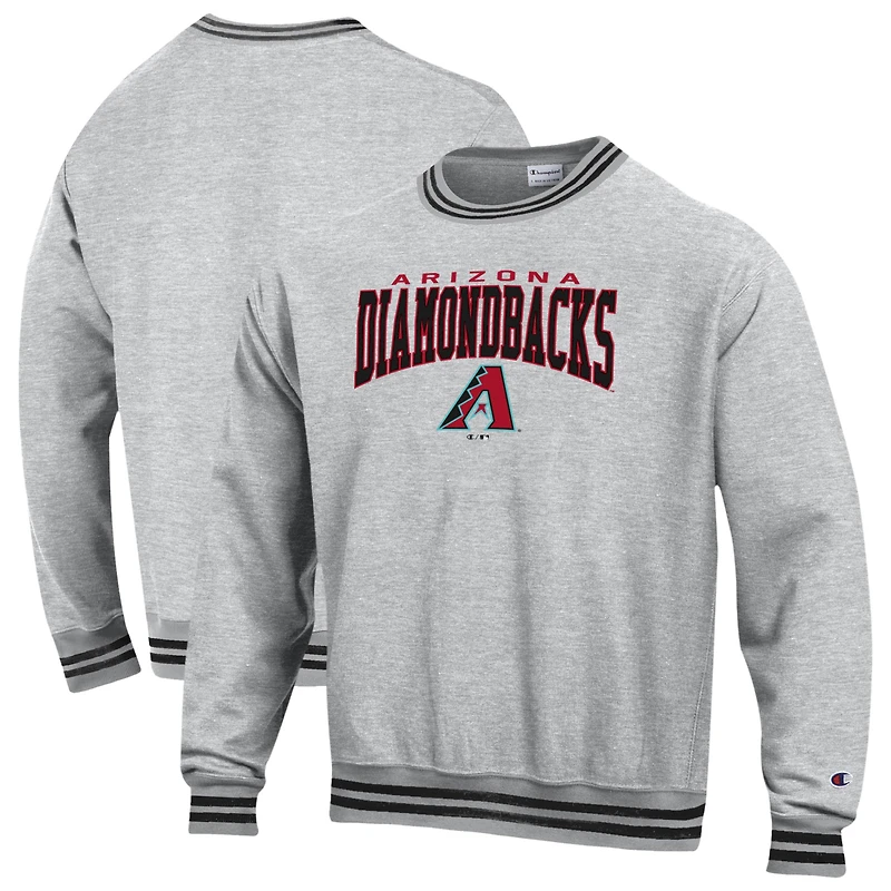 Men's Champion Black Arizona Diamondbacks Reverse Weave Sweatshirt