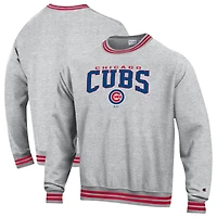 Men's Champion Red Chicago Cubs Reverse Weave Sweatshirt